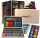  ARTISTIC SET FOR PAINTING AND DRAWING in CASE 180 in 1