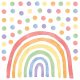  Wall stickers for children Classic colorful rainbow dots