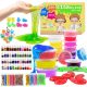  XXL-LAB slime set for making colorful slimes, learning and fun 128 in 1