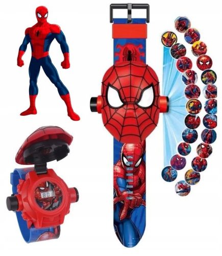  DIGITAL WATCH PROJECTOR HAND PROJECTOR SPIDERMAN SPIDER MAN SUPERHERO