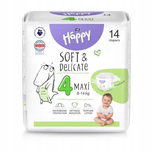  Bella Happy 4 Maxi diapers 8-14 kg 14 pcs.