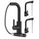 Granitan EBRO black standing kitchen faucet