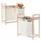 Laundry baskets and containers Chomik laundry basket 0l, white, brown and beige tones