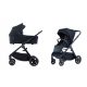  Espiro NUR 2023 stylish black 2in1 stroller