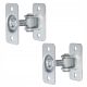 SET 2X DOUBLE-SIDED HINGE M12 ADJUSTABLE SCREW PLATE FOR GATES