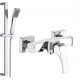 Antiga Chrome Valvex shower faucet + Aveeo Borg exposed shower set