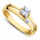  ORIGINAL 585 GOLD ENGAGEMENT RING SIZE 8-23