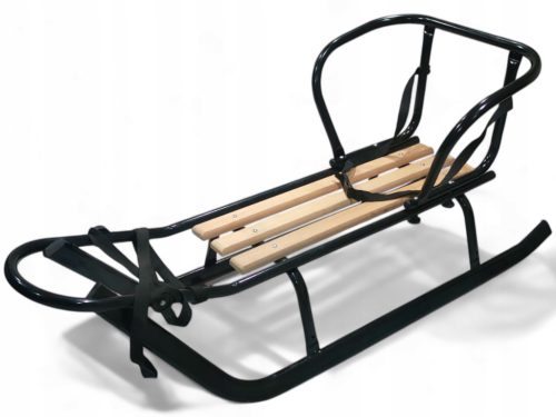  Children's sled with backrest