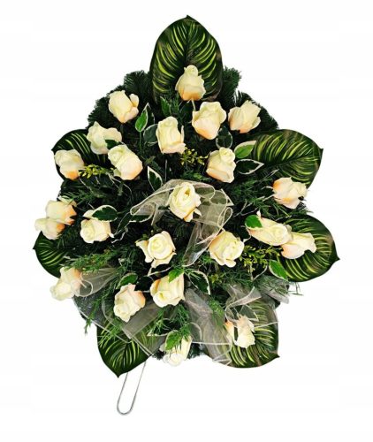 funeral wreath, agony, grave center