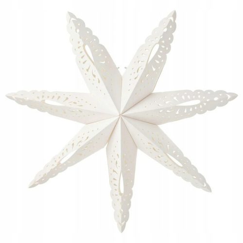  IKEA STRLA SNOWFLAKE LAMP WHITE 70CM