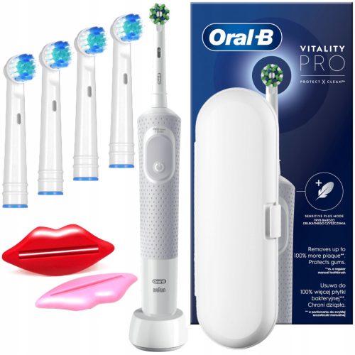  Oral-B Vitality Pro D103 Box White Electric Toothbrush Set