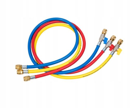 Set of service hoses with REFCO valves, 150 cm