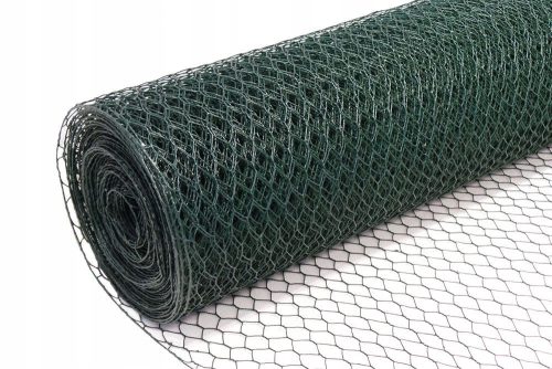 BREEDING NET IZOLA green PVC-VIERY 0.9 mm 13x13 mm - 1m x 25MB