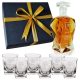  Set of carafe + 6 glasses with engraving - a unique gift! FOR WHISKY