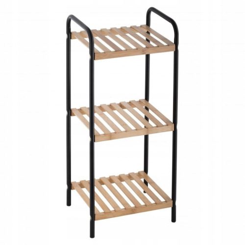 Bamboo bathroom shelf, cabinet with 3 shelves