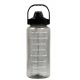  BOTTLE motivational water bottle 2L 2000 ml ombre