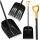 Pelles et râteaux de jardin Pelle à neige Fiskars, plastique, 35 x 131 cm