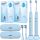  2x OMEO +365 Teeth&Face Blue Sonic electric toothbrush