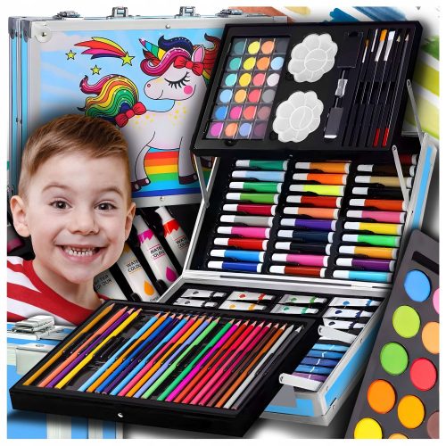  Painting set for children, girls, ARTISTIC, PLASTIC, suitcase