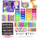  LARGE SLIME KIT FOR MAKING SLIME FOR KIDS, PLASTIC PASTE 120in1