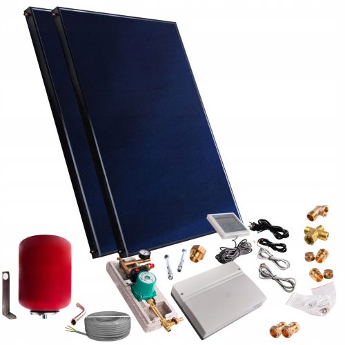 SOLAR KIT 2X 2.5 SOLAR COLLECTOR WITHOUT THUNDER TANK