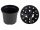  Flowerpot DonKwiat 24 cm x 24 x 15.5 cm diameter 24 cm plastic black