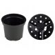  Flowerpot DonKwiat 24 cm x 24 x 15.5 cm diameter 24 cm plastic black