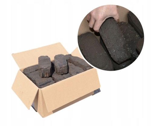 Peat briquettes in a box of 20 kg CHEAP FUEL