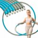  DrFit Hula Hop classic foldable slimming ø 100 cm gray-blue