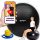  DrFit 85 cm exercise and rehabilitation ball with pump, black