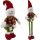  LARGE Christmas Elf SNOWMAN telescopic 95cm