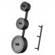  Dav-Ski 225 kg single piece weight stand