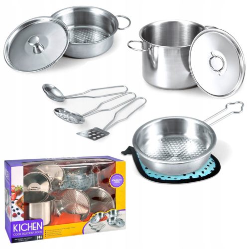  KITCHEN SET METAL COOKWARE POTS 30X20 CM