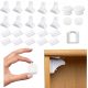  10-fold magnetic security for cabinet drawers, child safety lock set