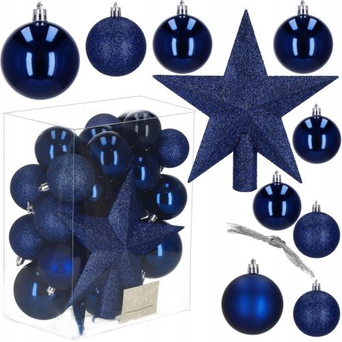  CA1146 SET CHRISTMAS BALLS 33 PCS.