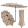 Parasol for terrace and garden - Classic Umbrella Q Taupe 460 x 240 cm