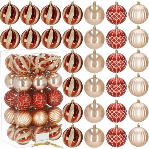  CA1132 CHRISTMAS BALLS 8 CM 30 PCS.