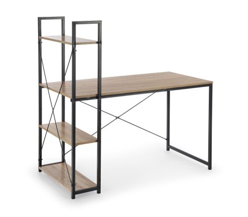  Halmar Narvik B1 Desk with Shelf 120 x 64 x 120 cm Sonoma Oak