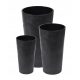  Lamela flowerpot 19 cm x 19 x 36 cm diameter 19 cm plastic black + 2 more products