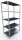 metal storage rack 200 x 95 x 60 cm