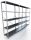 metal storage rack 200 x 275 x 40 cm