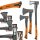 Splitting axes, carpenter's axes Bradas Axe 41 cm 0.6 kg + 2 more products