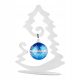  CHRISTMAS TREE metal DECORATION CHRISTMAS ORNAMENT LOFT white for ball 23 cm