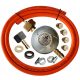  HOSE 1.5 m (9 x 3 mm) + GAS REDUCTION CYLINDER 11 kg + COOKER NOZZLES + PLATE CONNECTOR