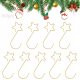  100 pieces of star-shaped Christmas tree decoration hooks