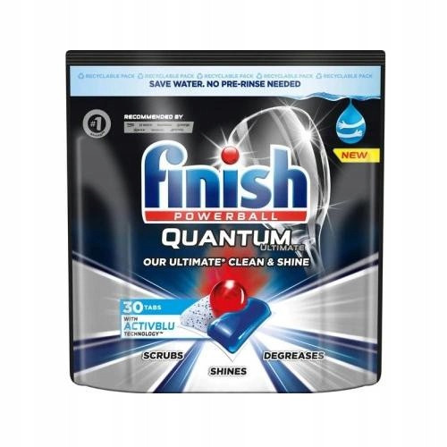  Finish Quantum Ultimate ActivBlu dishwasher capsules 30 pcs.