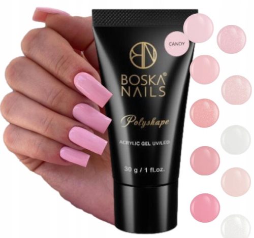  BOSKA NAILS ACRYLOGEL SYSTEM - POLYSHAPE - ACRYLIC GEL - COLOR CHOICE 30G