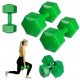  DrFit Bituminous Fixed Dumbbells 2x 5 kg