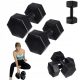  DrFit Bituminous Fixed Dumbbells 2x 6 kg