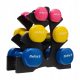  DrFit coated/rubberized fixed dumbbells set